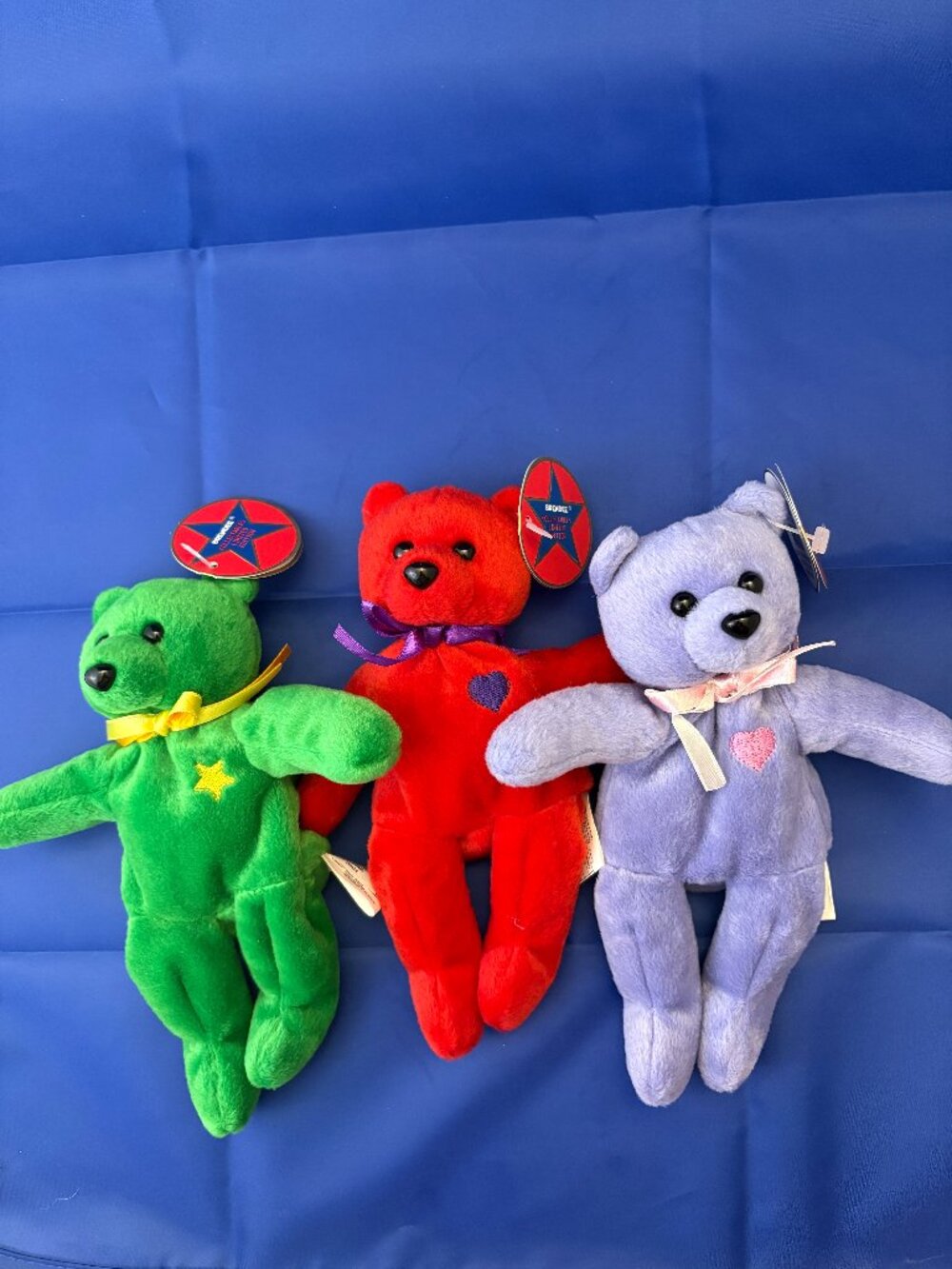 Vintage Brendee Ventures Teddy Bear Lot of 3 Scarlet Noble Ashley 1997-1999